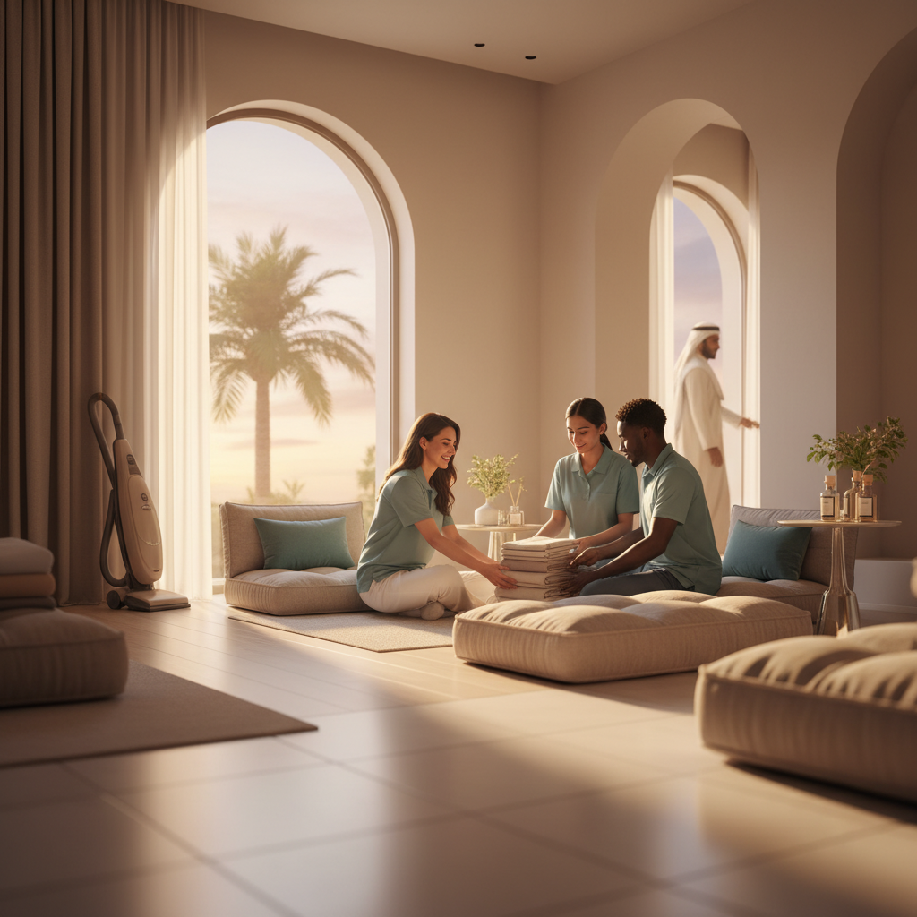 Spacious Jumeirah home sparkling after a deep cleaning service
